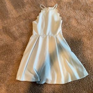 Kids light blue dress
